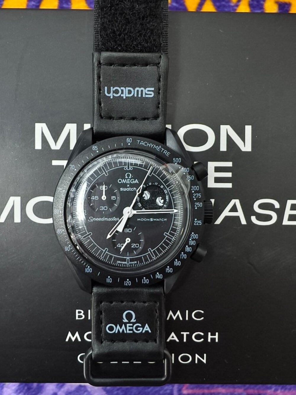 🥕🥕Swatch X Omega Mission To The Moonphase - New Moon Watch
